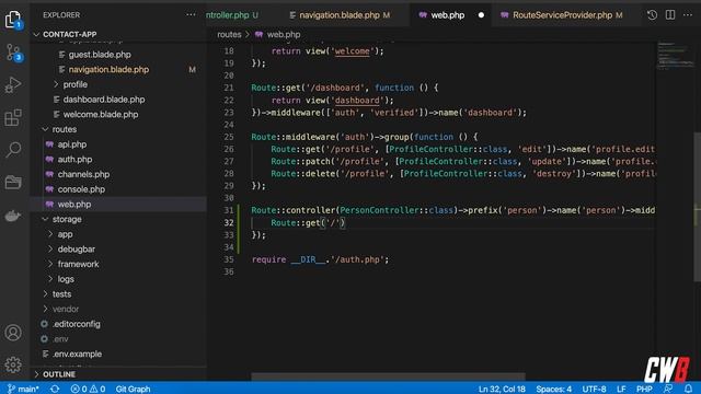 Episode 3 - Creating a Controller | Laravel Contact App from scratch смотреть онлайн