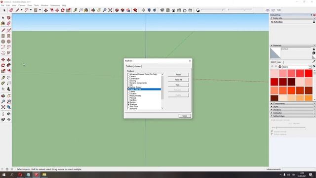 Sketchup make! Как настроить интерфейс!( панель инструментов) смотреть онлайн