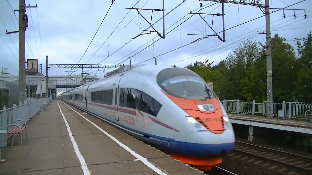 "Сапсан" ЭВС1-05 Санкт-Петербург - Москва смотреть онлайн