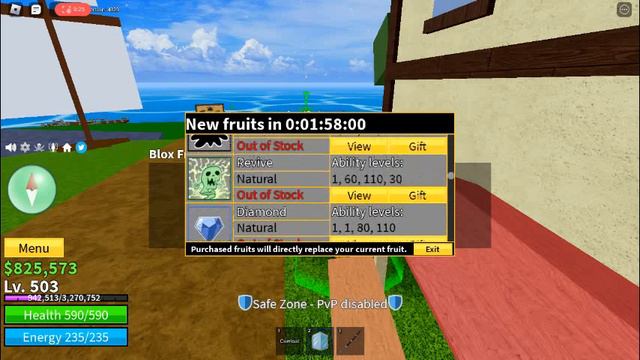 [Blox Fruits] у дилера фруктов ледяной и дверь фрукты смотреть онлайн