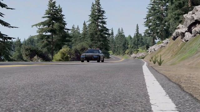 Sportcar Crash & Police Chase - BeamNG Drive | BeamNGALKS