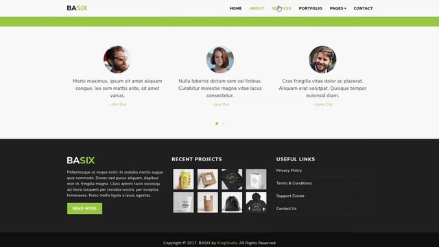 DOWNLOAD - BASIX Multipurpose Bootstrap Template смотреть онлайн