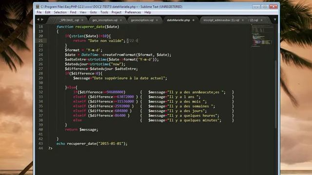 Comment créer une fonction date simple à comprendre à un humain en PHP смотреть онлайн