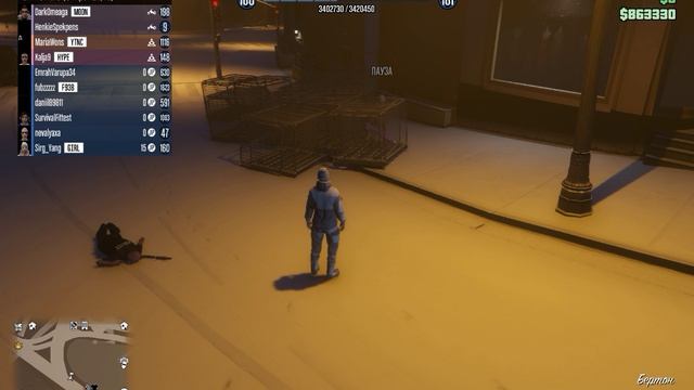 Grand Theft Auto V Online игрок subzzzz 1600 уровня читер смотреть онлайн