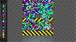 Shutter Crush 11 - Chaotic Version - Proliferation Survival Marble Race in Algodoo