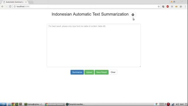 Tugas Akhir, Automatic Text Summarization for Indonesian language смотреть онлайн