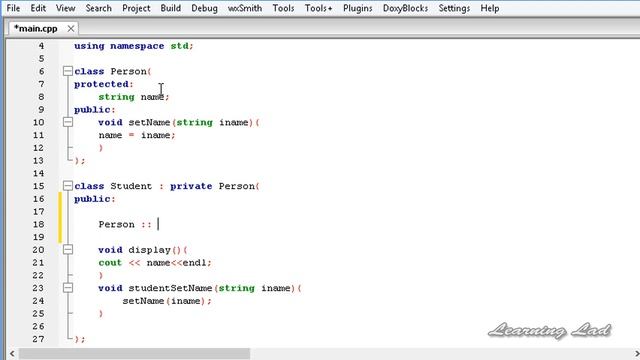 072 Changing Access Level of Base Class Members in Derived Class in C++ смотреть онлайн