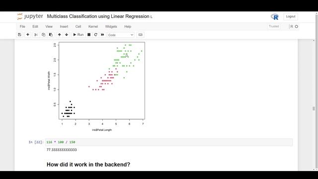 Multiclass Classification using Linear Regression смотреть онлайн