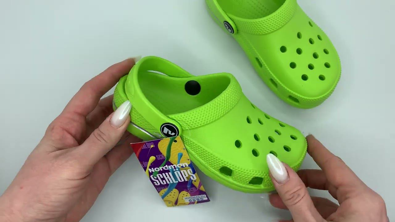 Детские сабо Nordman Schlöps 9-1180-E04 (лайм) смотреть онлайн