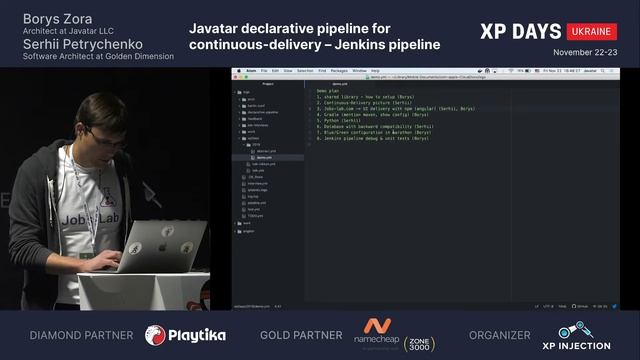 Javatar declarative pipeline for CI/CD (Borys Zora and Serhii Petrychenko, Ukraine) [UA] смотреть онлайн