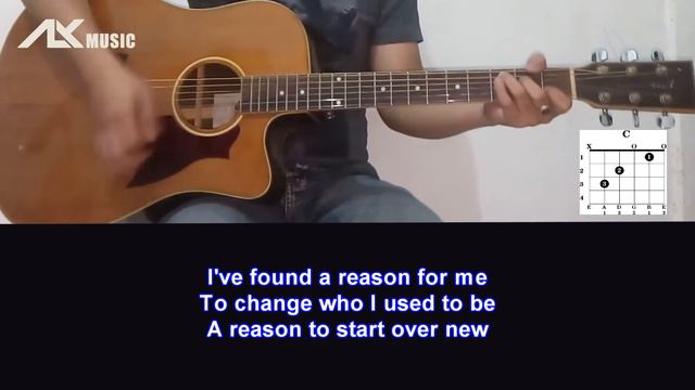[Low Key] Hoobastank - The Reason [ Acoustic Karaoke with Chord & Lyric ] смотреть онлайн