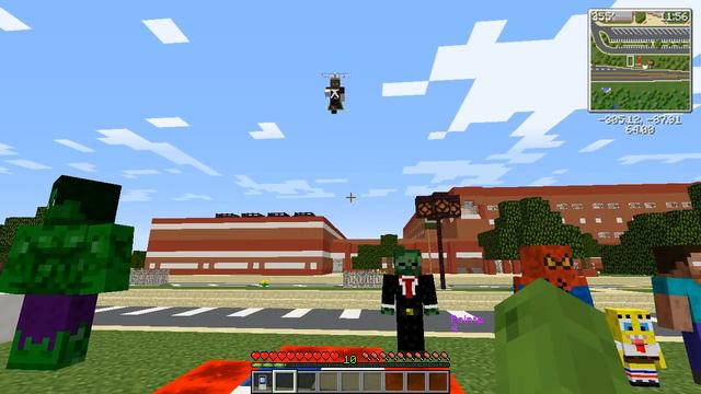 Minecraft School : HOW TO BE A SUPERHERO! смотреть онлайн