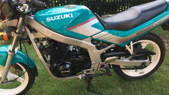 SUZUKI GS500 1990 rok JADE GREEN opinia, odczucia, motorcycle opinion, feeling смотреть онлайн