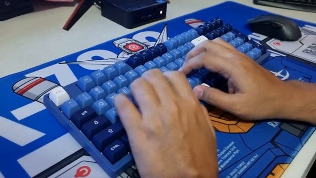 AKKO Ocean Star 3098B with CS Crystal switch, Stock no mods. Sound Test. смотреть онлайн