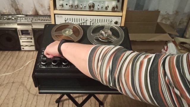 Магнитофон Маяк-205   Reel Tape Recorder Mayak-205