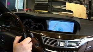 Установка штатного головного устройства на Mercedes w221 s500  #PF6351A9S