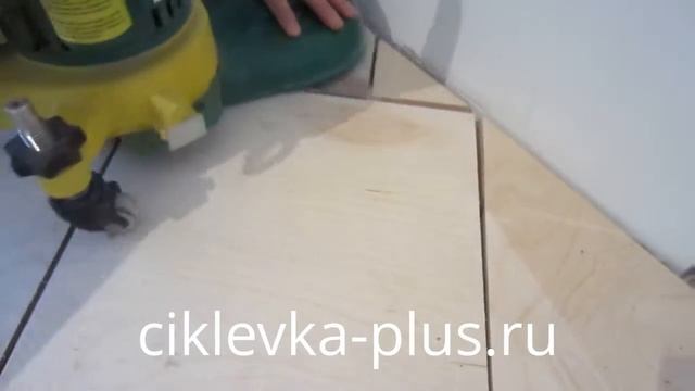 Циклевка фанеры. Истринский район. Коттеджный поселок "Миллениум парк". смотреть онлайн