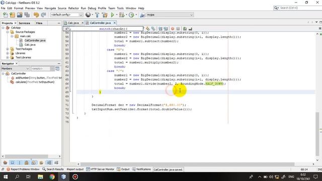 Java Swing Tutorial Calculator 2of2 смотреть онлайн