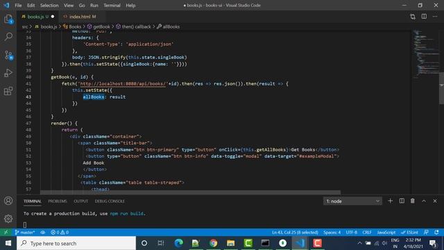 How to Fetch Single Record in React using ExpressJS and MongoDB смотреть онлайн