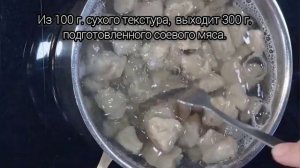 Соевое мясо. Как подготовить, как готовят.