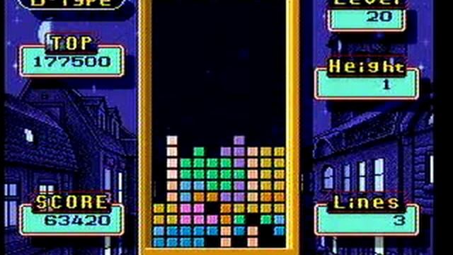 Super Tetris 2 + Bombliss B-Type level 20 смотреть онлайн
