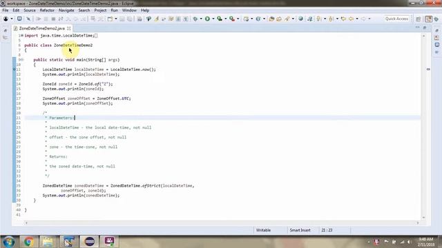 How to use ofLocal, ofStrict methods of ZonedDateTime Class? | Java 8 Date and Time смотреть онлайн