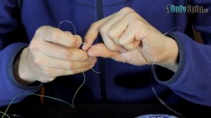 Лучший узел для связки плетеного шнура и флюрокарбона  #OnlySpin