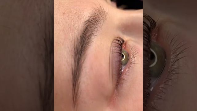 Ламинирование ресниц. Открываем взгляд. Работа ученицы. смотреть онлайн