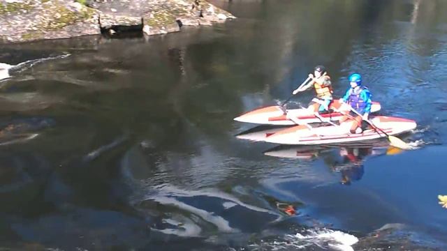 водопад Оба-на р. Кутсайоки смотреть онлайн