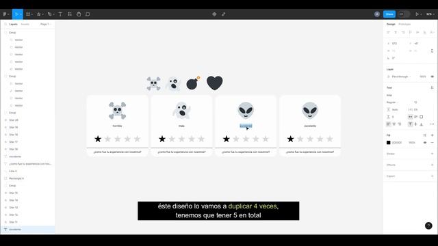 ⚠️Cómo crear una animación de clasificación interactiva con emojis en Figma #figma смотреть онлайн