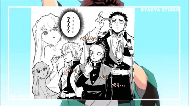 Озвучка комиксов Клинок рассекающий демонов 14 часть #kny #kimetsunoyaiba #demonslayer #komad