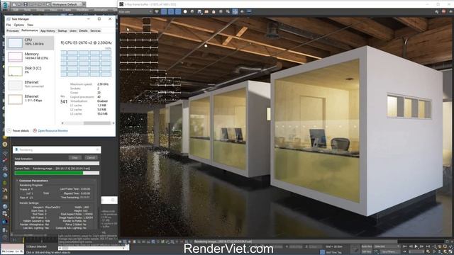 Render test: 2 x Intel Xeon E5-2670 V2 - 10 Cores 20 threads смотреть онлайн