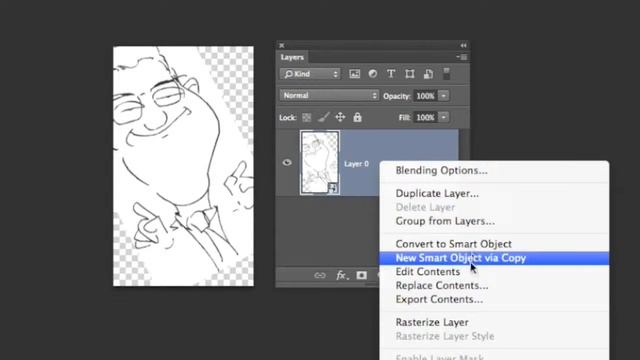 Photoshop SmartObjects смотреть онлайн