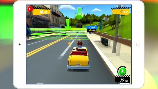Crazy Taxi™: City Rush геймплей (gameplay) HD качество смотреть онлайн