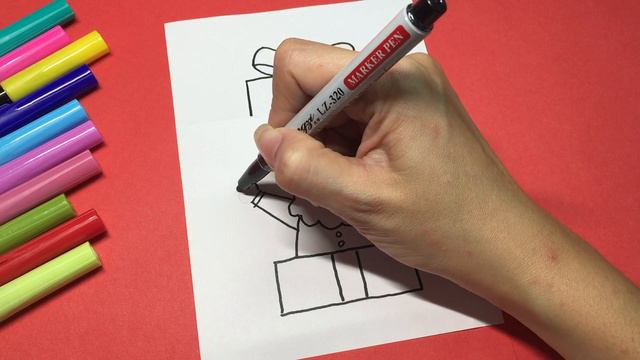 How to draw a Christmas present (FOLDING SURPRISE!!) | Easy Christmas drawing #simpledrawing смотреть онлайн