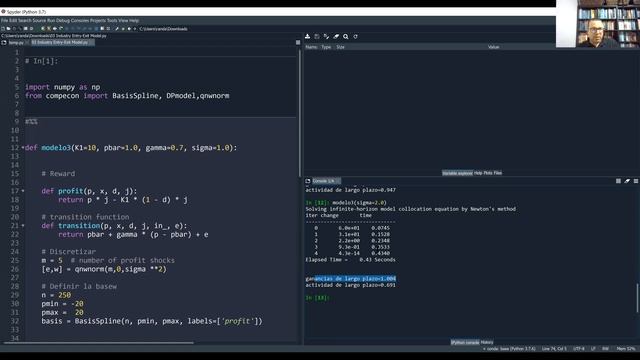 Tema 8: Optimización dinámica (Modelo 3 de 3: entrada-salida de industria, parte 3) смотреть онлайн