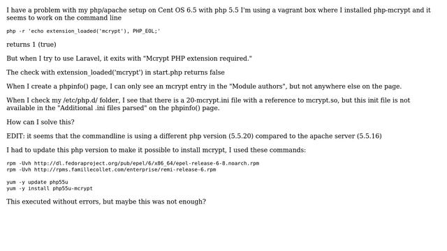 DevOps & SysAdmins: php mcrypt on cent os 6.5 смотреть онлайн