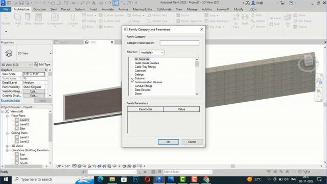 How to Create Boundary Wall Design in Revit смотреть онлайн