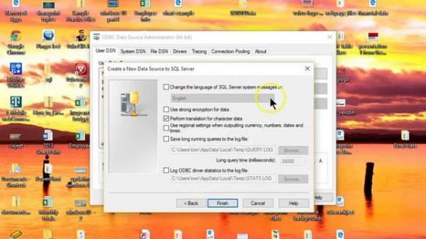 Installing an odbc driver in Windows 10 - SQL Server ODBC Driver Excel 2013 2016 Microsoft Access