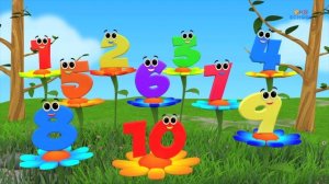 Ten Little Vegetables Jumping On The Bed | Learn Vegetables | Nursery Rhymes Songs | Rhymes For Kid