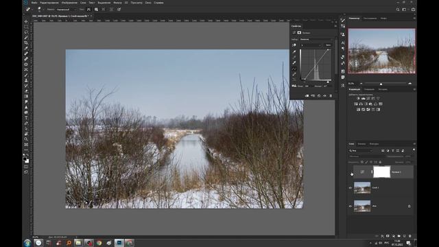 Как сделать сказку из серого зимнего пейзажа. смотреть онлайн