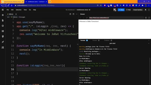 Learn Middlewares in ExpressJS | In TAMIL | Node JS смотреть онлайн