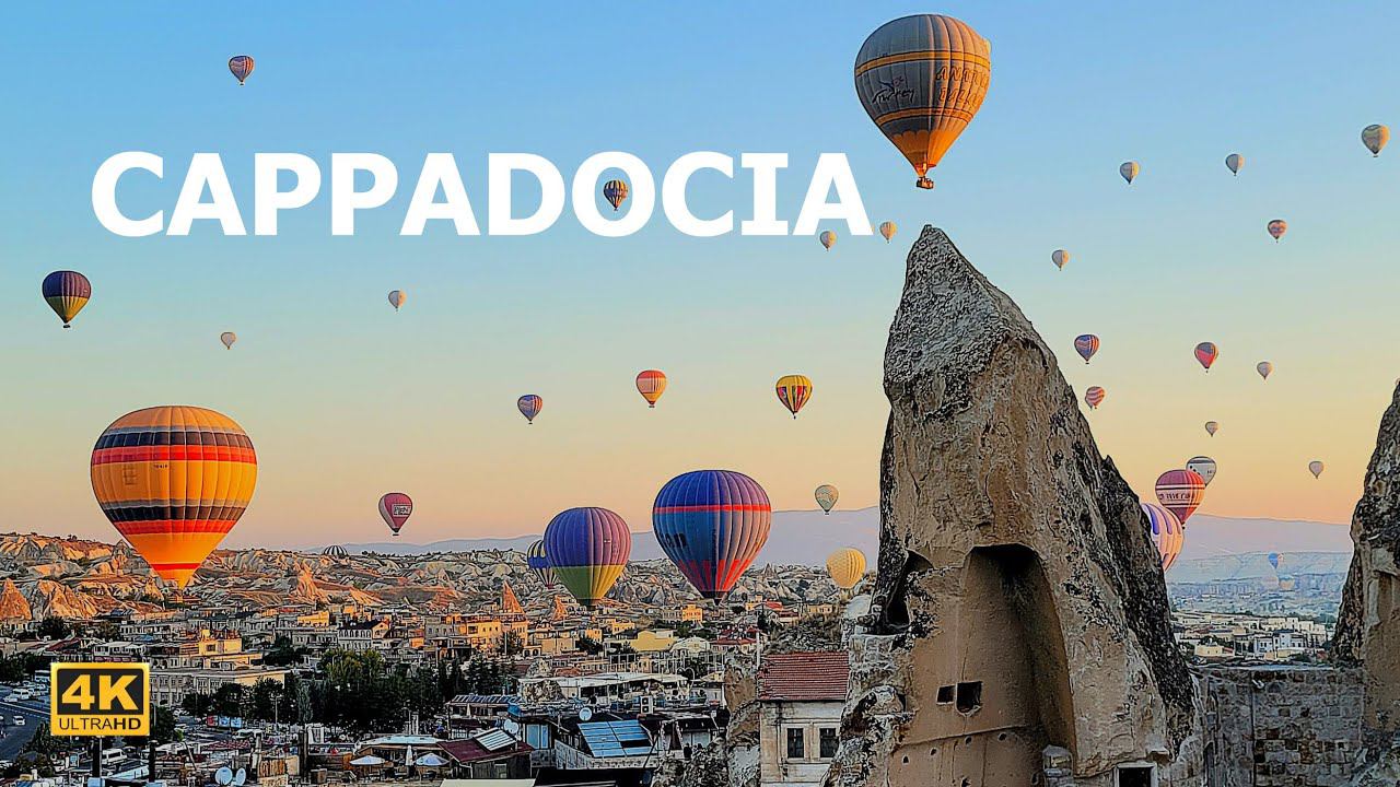 Воздушные шары в небе. Турция Каппадокия. 6 утра. Восторг! смотреть онлайн