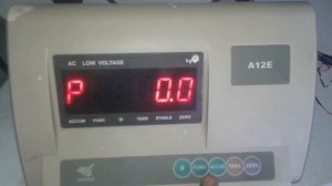 China Aero A12E weighing scale calibration method part 1 Tariq TV Studio