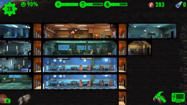 Back Up To 28 Vault Dwellers Fallout Shelter смотреть онлайн