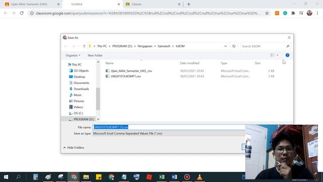 Mengunduh Nilai Google Classroom ke Microsoft Excel (CSV) смотреть онлайн