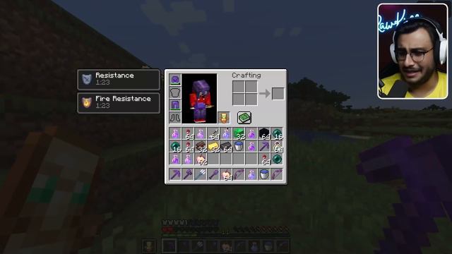 MINECRAFT BUT TAKING DAMAGE GIVES OP LOOT | RAWKNEE смотреть онлайн