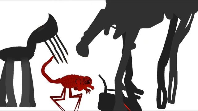 RED (NES Godzilla Creepypasta) vs The Giants (Trevor Henderson) REMATCH| Sticknodes Animations! смотреть онлайн