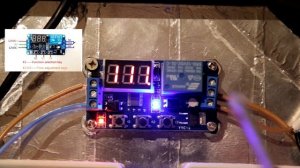 Принудительная автоматическая вентиляция погреба с датчиком влажности, температуры и реле времени