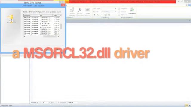 Data Migration using ODBC MSORCL32.dll driver смотреть онлайн
